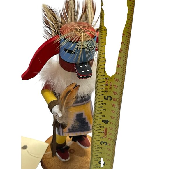 VTG Native American Indian Kachina Doll Navajo Signed By Artists W/original Tag - Picture 10 of 10